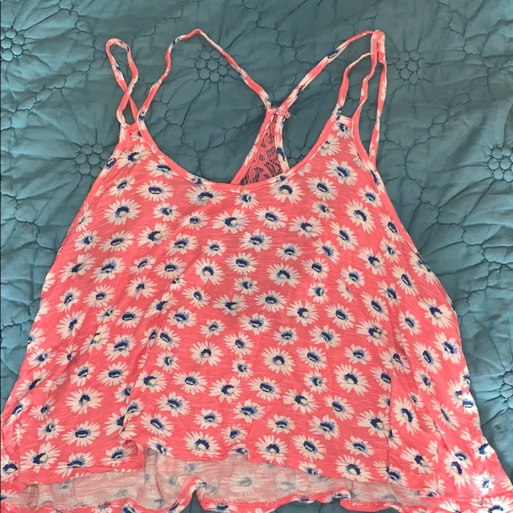 pink floral float tank